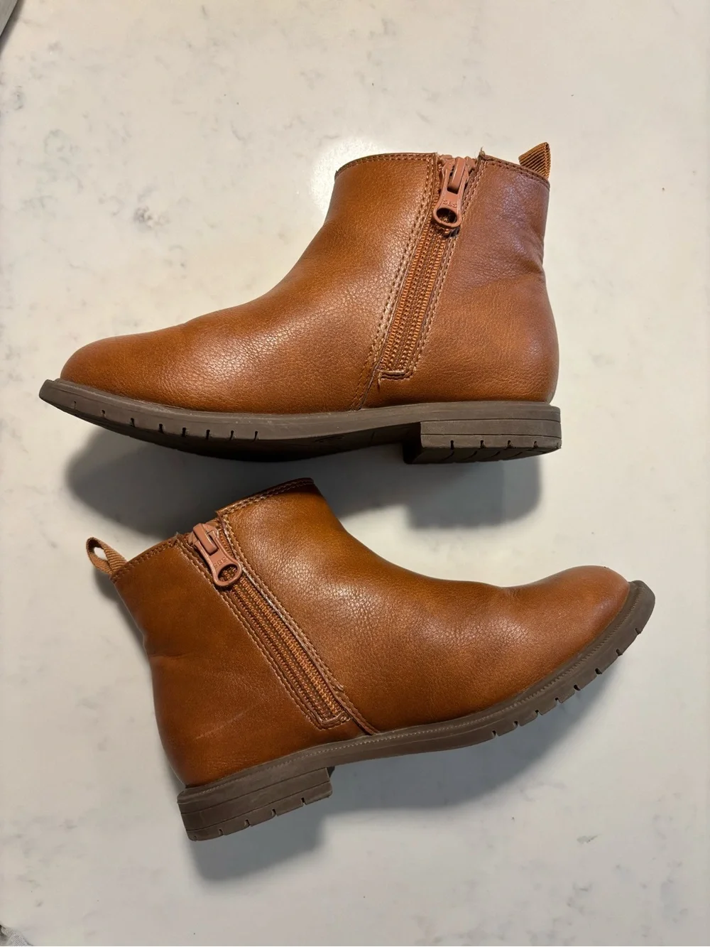 Cat & Jack Tan Pull-Tab Chelsea Boots for Kids